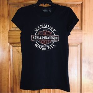 Harley-Davidson Basic Black Short Sleeve T-Shirt